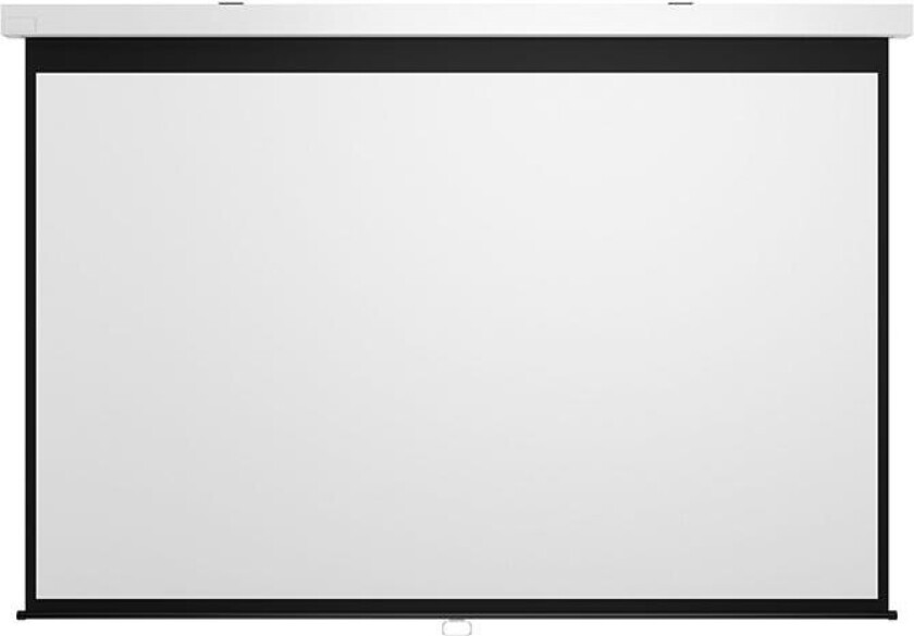 M Manual Self-lock Projection Screen Deluxe - Projeksjonsskjerm - monterbar i tak, veggmonterbar - 108 (274 cm) - 16:10 - Matte White - hvit