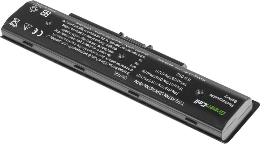Green Cell - Batteri til bærbar PC (tilsvarer: HP PI06) - litiumion - 6-cellers - 4400 mAh - svart - for HP Pavilion Laptop 14, 15, 17