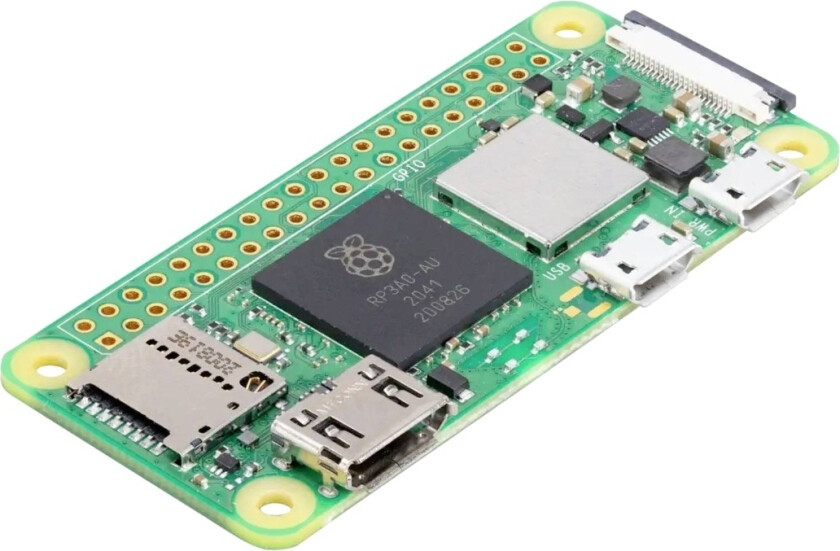 Raspberry Pi Zero 2 W - Enkeltbrettsdatamaskin - ARM A53 / 1 GHz - RAM 512 MB - 802.11b/g/n, Bluetooth 4.2