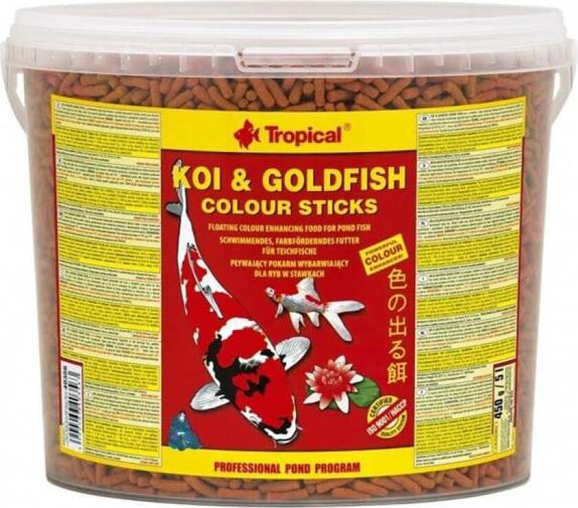 Bilde av Pokarm dla rybek Koi&Goldfish Colour Sticks 11L/900g (40372)