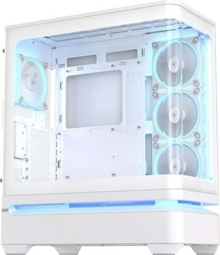 PRIME AP304 TG ARGB - Kabinett - Miditower - Hvit