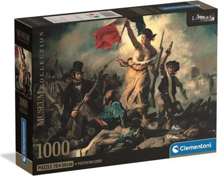 Louvre Museum Jigsaw Puzzle: Liberty Leading the People 1000 pieces 2D Puslespill