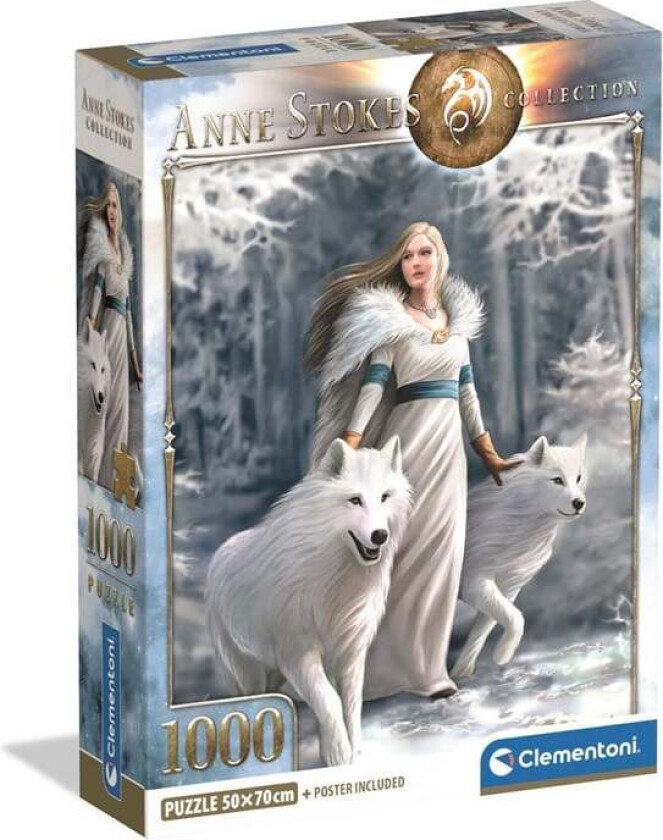 Anne Stokes Winter Guardians Jigsaw Puzzle 1000 pieces 2D Puslespill