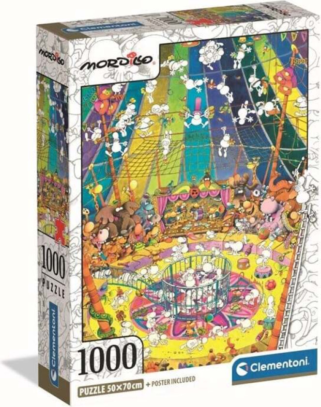 HQC Mordillo Jigsaw Puzzle 1000 pieces 2D Puslespill