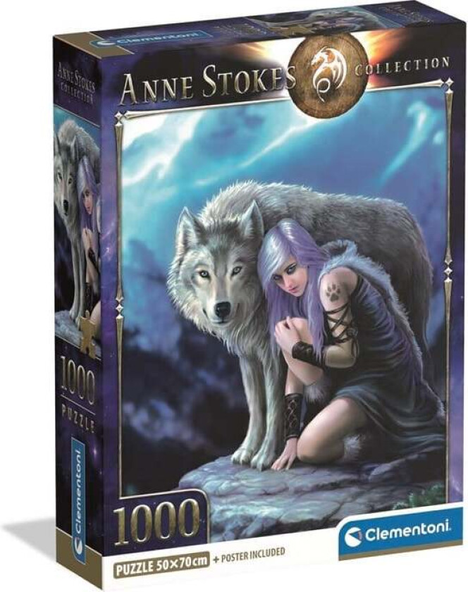 Anne Stokes Protector Jigsaw Puzzle 1000 pieces 2D Puslespill