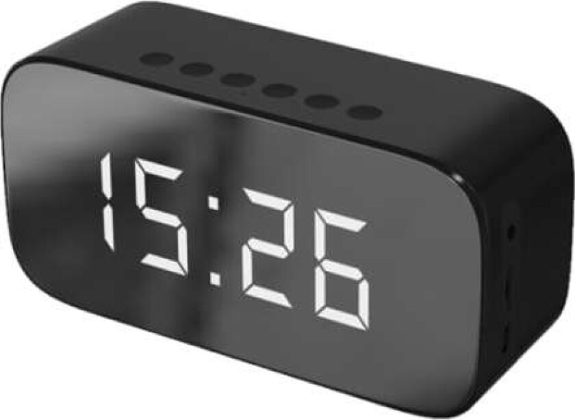Setty GB-200 Väckarklocka med Bluetooth 5.0, Svart