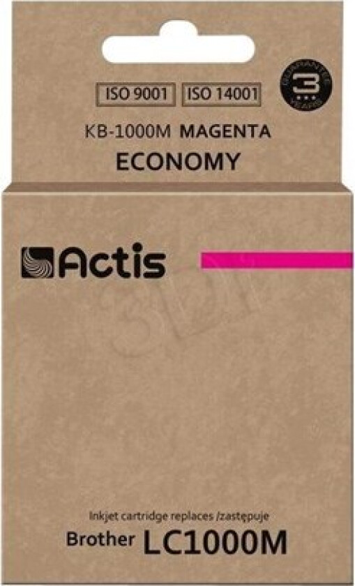standard KB-1000M - magenta - ink cartridge (alternative for: Brother LC1000m Brother LC970M) - Blekkpatron Rød