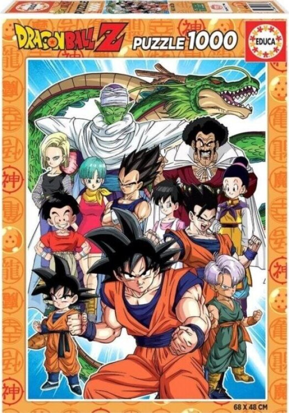 Puslespill 1000 brikker Dragon Ball Z