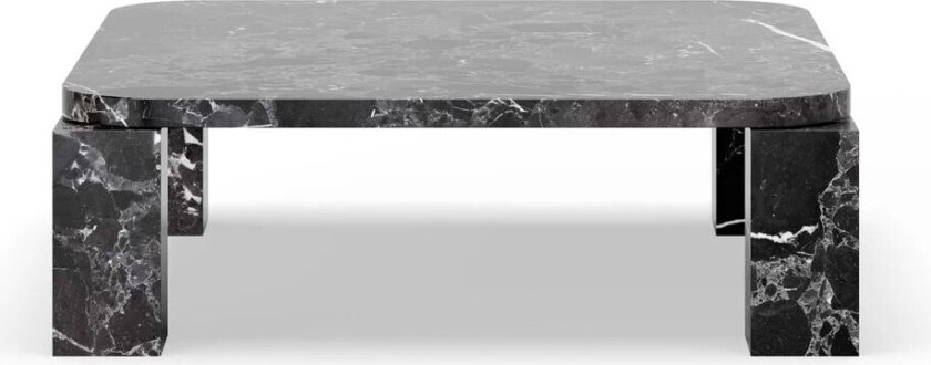 Atlas sofabord 82x82 cm Costa Black marble