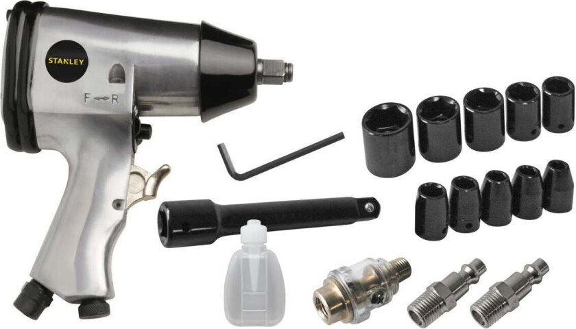 Stanley 160157XSTN, Slagtrekker, Sort, Sølv, 1/2, 4600 RPM, 200 l/min, 6 stang