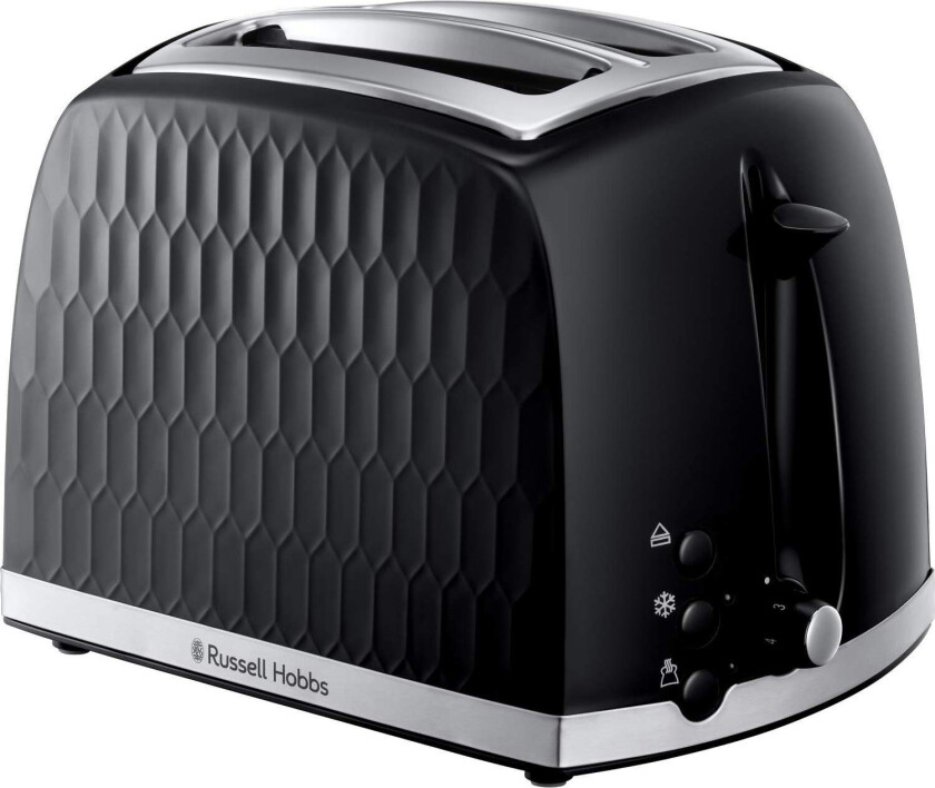 Bilde av Brødrister Honeycomb Black 2 Slice