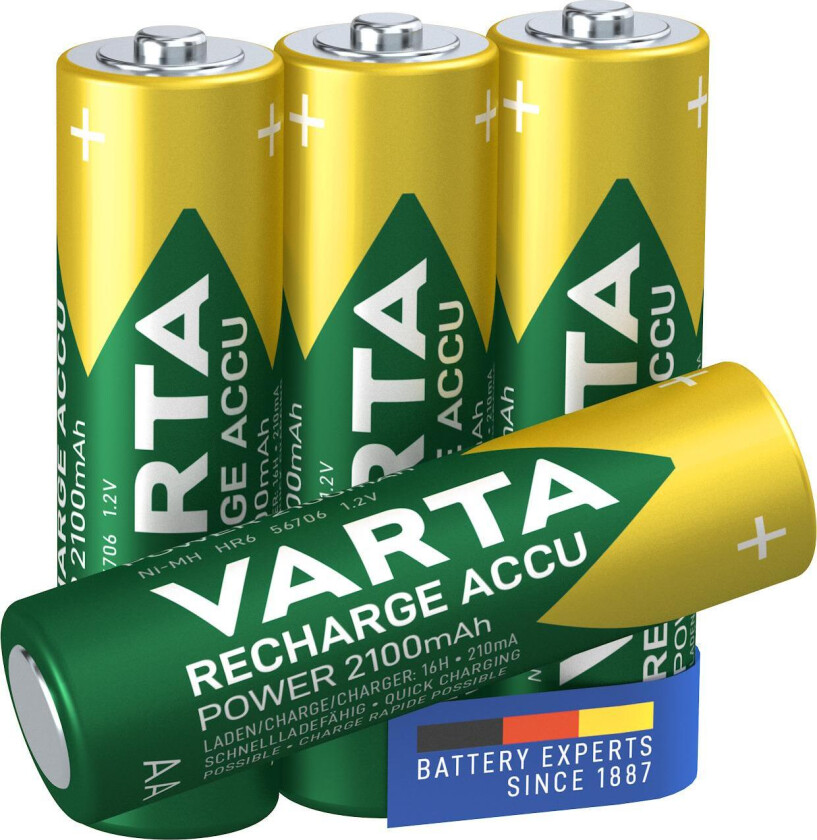 Varta Recharg. AA 2100 mAh - 4-pk
