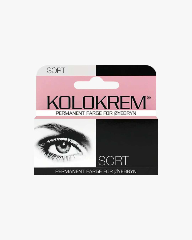 Sort, Øyenbrynsfarge