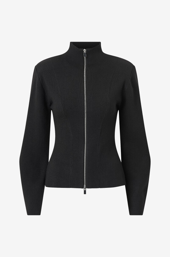 Kardigan Shaped knitted cardigan - Svart