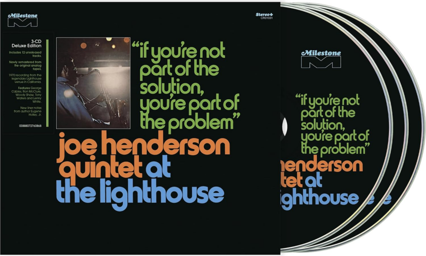 Joe Henderson At The Lighthouse: If You're Not Part Of The Solution, You're Part Of The Problem CD