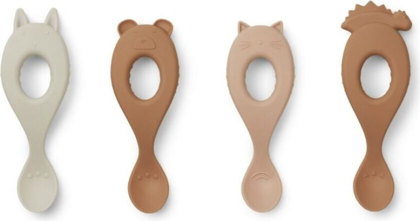 Liva Silicone Skeer 4-Pack Rose Mix