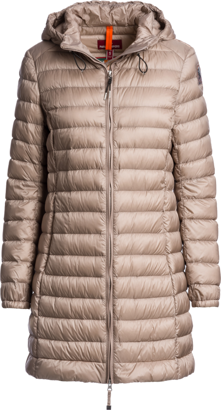 Women's Meredith Hooded Down Jacket Mauve Grey