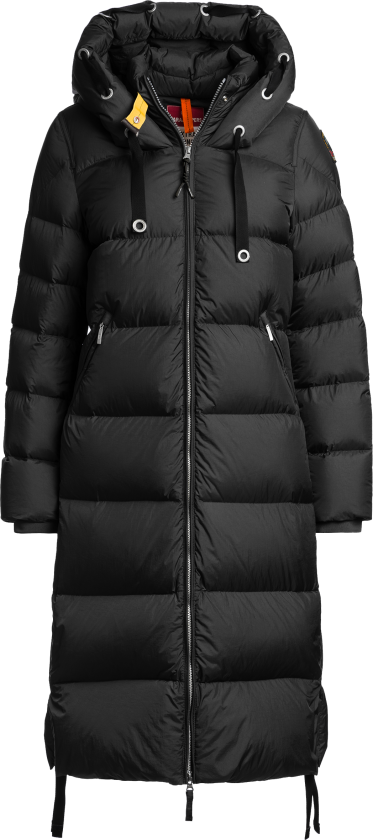 Women's Panda Long Down Jacket Black