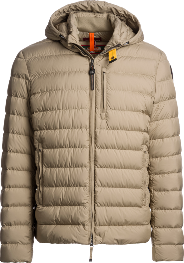 Men's Last Minute Hooded Down Jacket Muted Khaki