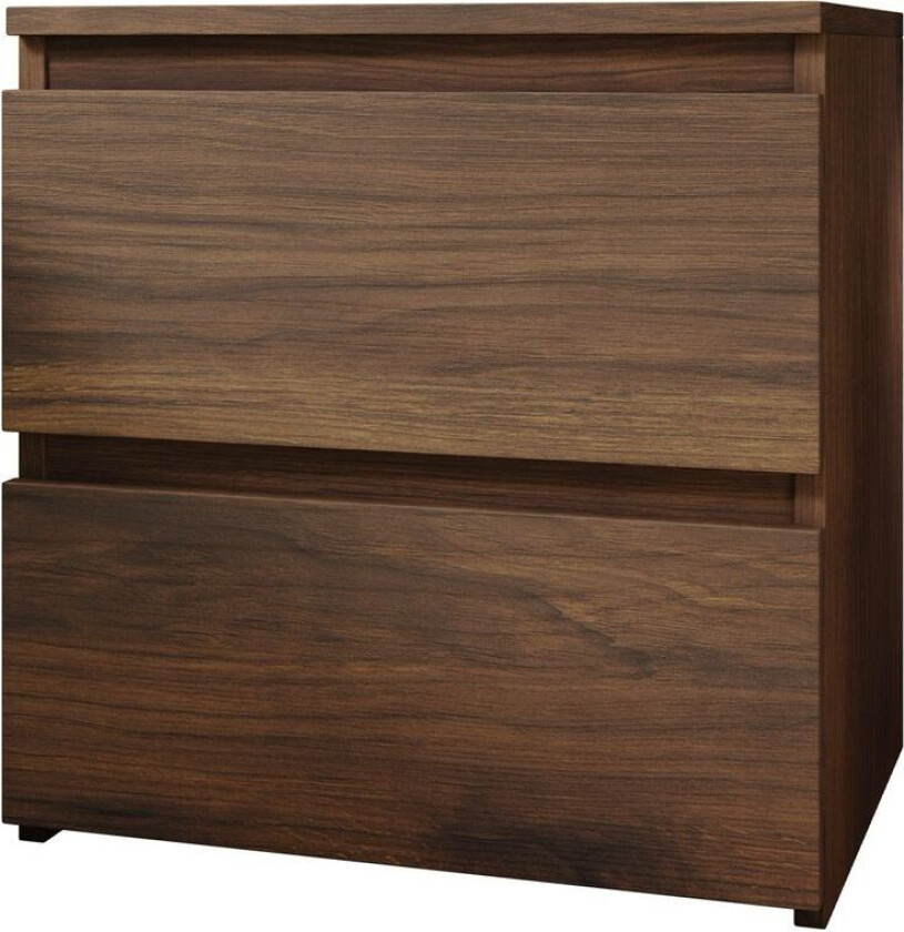 Basildon nattbord 40 cm - brun