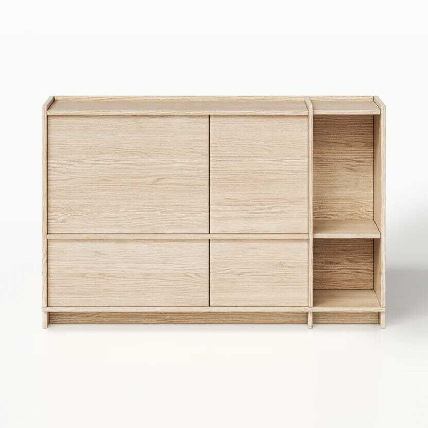 Kommode Deyloris 138 cm - lyst naturtre