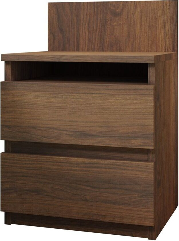 Basildon nattbord 40 cm - brun
