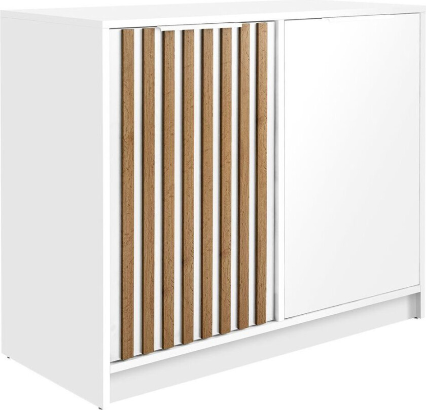 skap Bali lux brun, hvit - brun, hvit