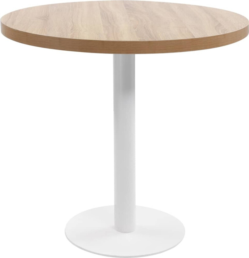 Bistrobord lysebrun 80 cm MDF