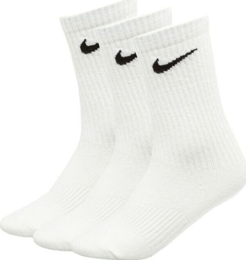 Everyday Lightweight 3-Pack Training Socks White/Black XL (46-50)
