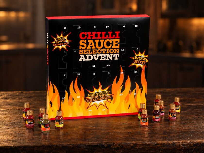 Adventskalender med chilisauser