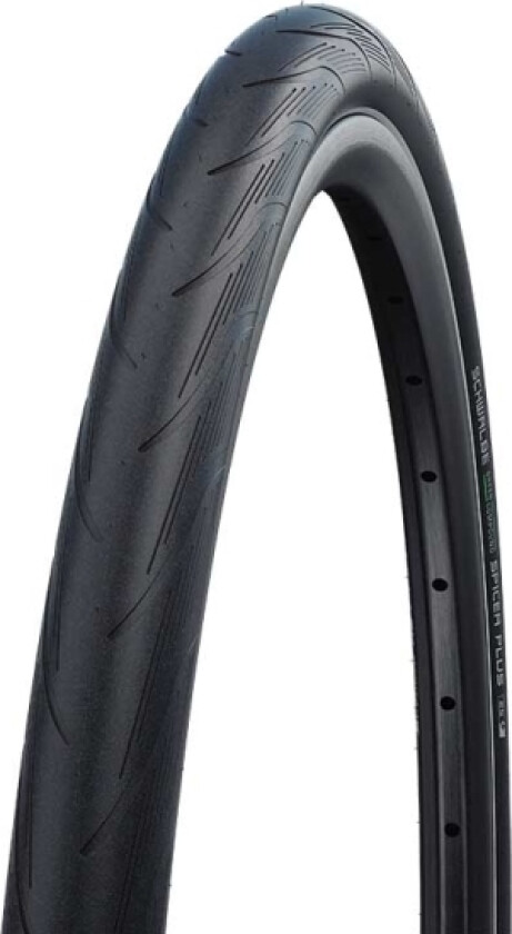 SCHWALBE Spicer Plus Non folding tire (35-622) Black, Green, PunctureGuard, PSI max:95 PSI, Yes, Weight:750 g