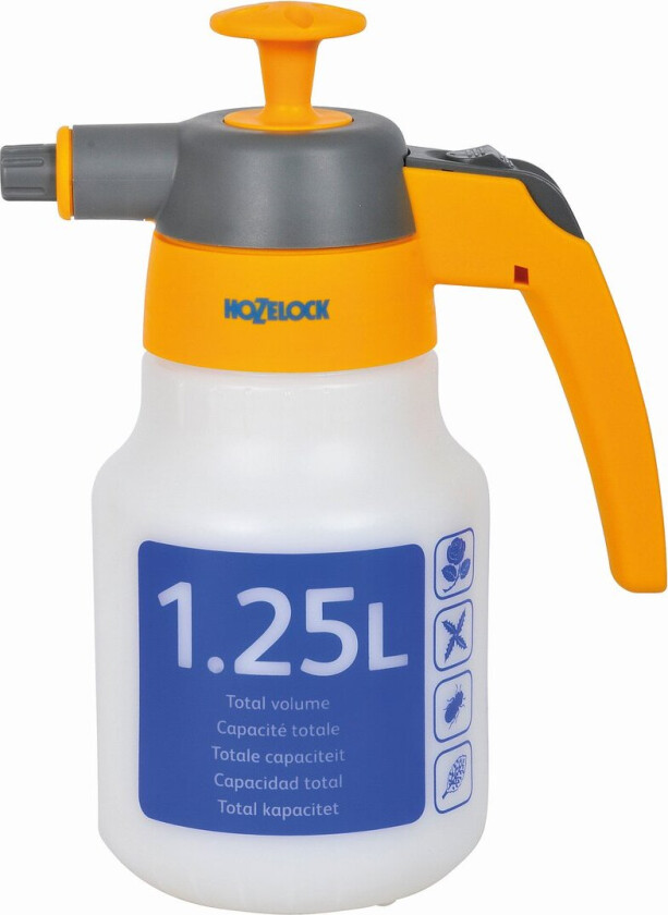 4122, Håndbasert sprøytepistol, 1,25 l, Gult, Hvit, Polyvinylklorid (PVC), Inne & Ute, 200 mm