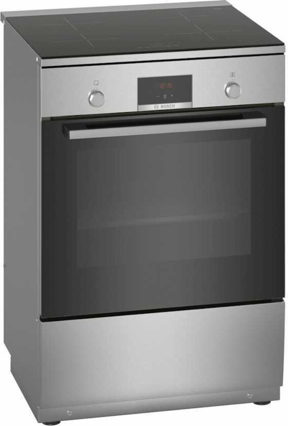 Serie 4 HLN39A050U - Komfyr - frittstående - bredde: 60 cm - dybde: 60 cm - høyde: 90 cm - med selvrens - rustfritt stål