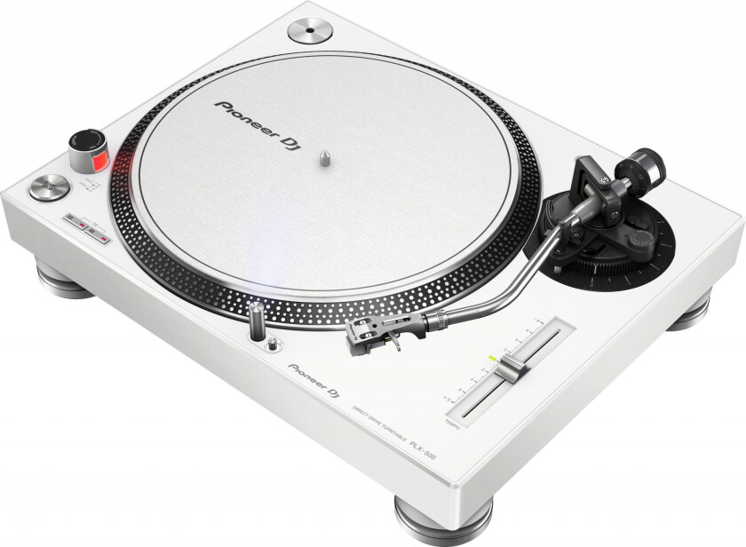 PLX-500, Direktedrevet DJ-platespiller, 33 1/3,45,78 RPM, 0,15%, 50 dB, 1,6 kg/cm, 1 s