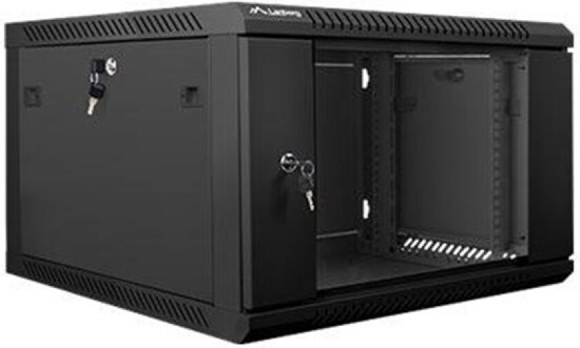 WF01-6606-10B Rack Cabinet 19" Wall Mount 6U 600x600 V2 Black