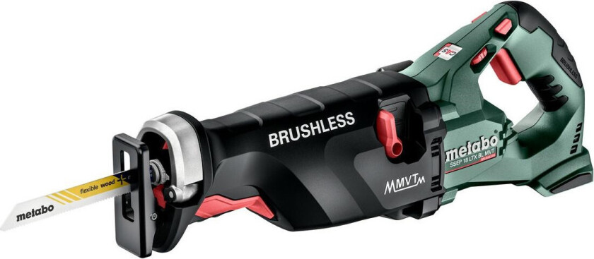 SSEP 18 LTX BL MVT, Børsteløs, Sort, Grønn, 3000 spm, 3,2 cm, 98 dB, 87 dB