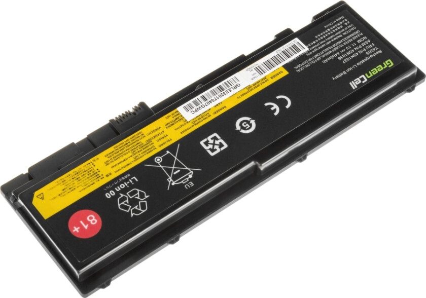 Green Cell - Batteri til bærbar PC (tilsvarer: Lenovo 45N1037, Lenovo 45N1036) - 1 x litiumion 6-cellers 3400 mAh - svart - for Lenovo ThinkPad T420s T420si T430s T430si