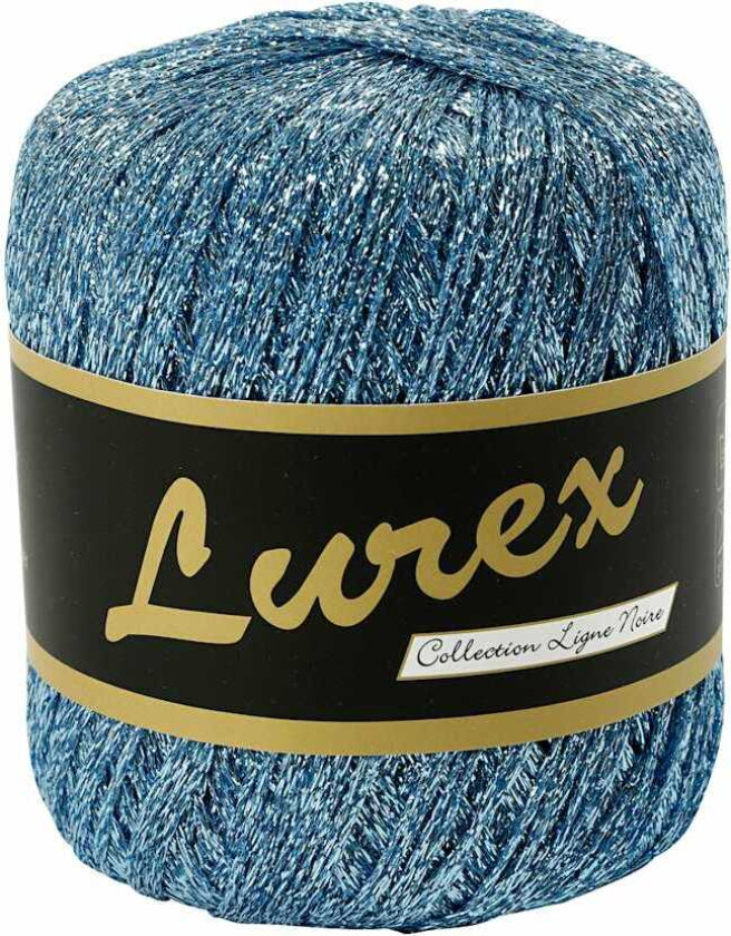 Lammy Lurex Garn 04 Lyseblått
