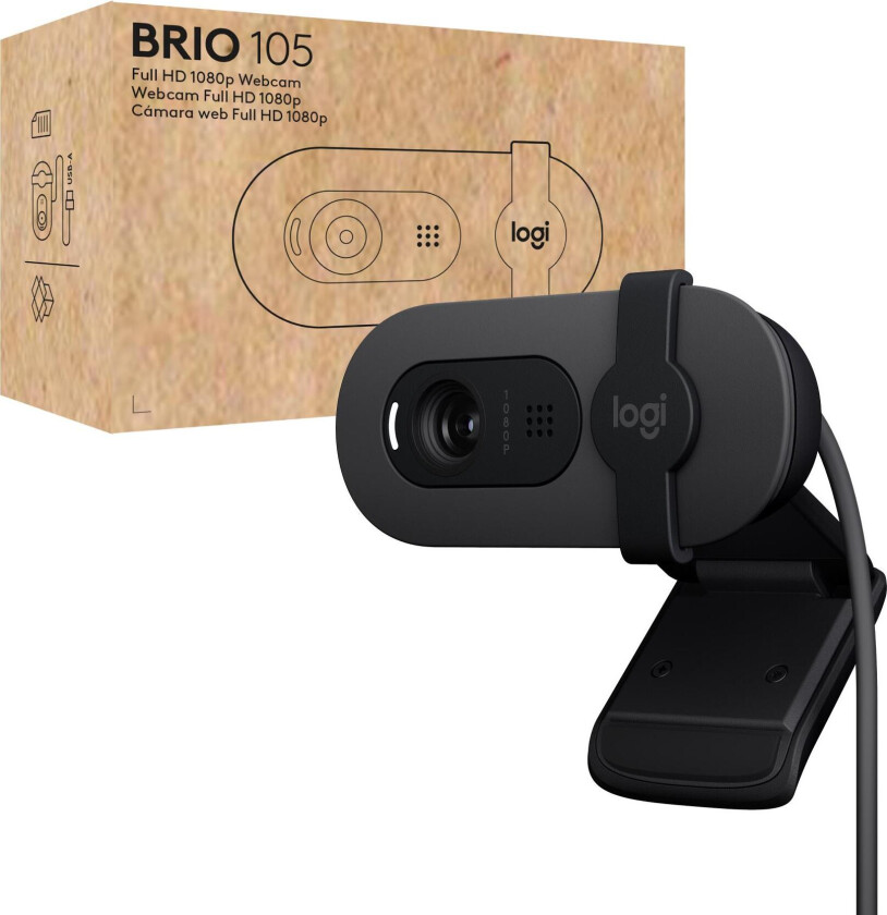 Brio 105 Usb Webkamera Svart