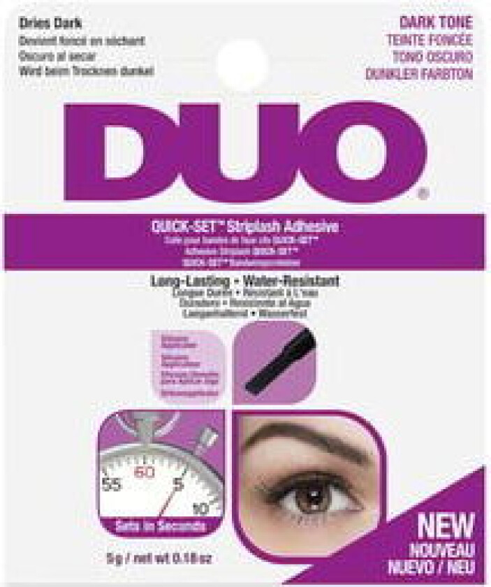 Bilde av Duo Quick Set Adhesive Brush Dark 5g