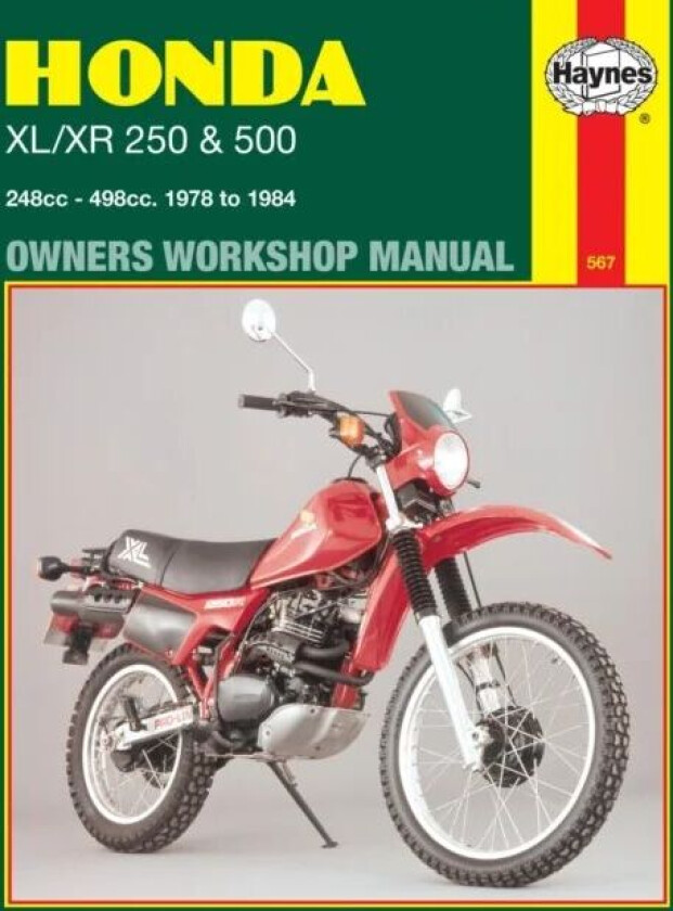 Honda XL/XR 250 & 500 (78 - 84) Haynes Repair Manual av Haynes Publishing