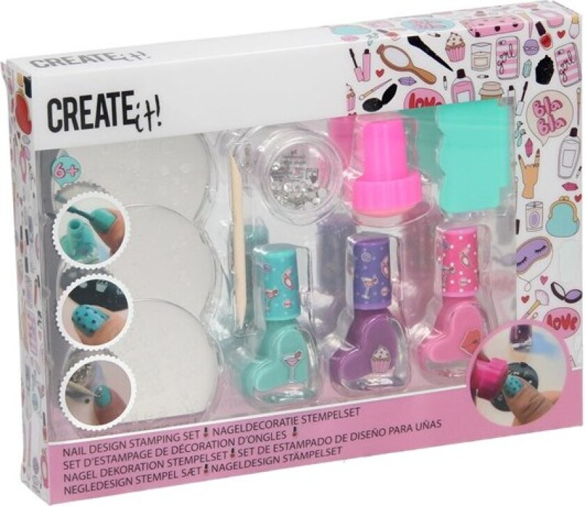 Beauty Nail Decoration Stamp Set