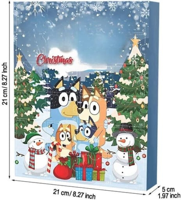 Adventskalender Barneleker Figurer 24 Deler Julekalender