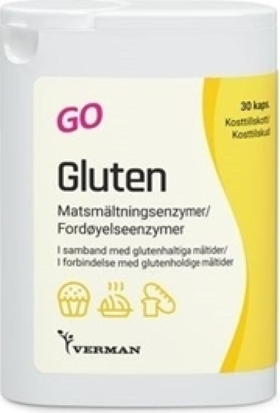 Gluten GO 30 kapsler