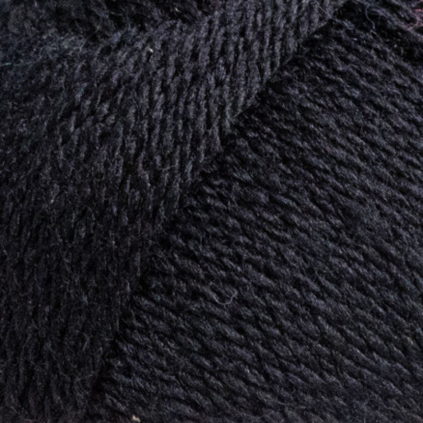 Svarta Fåret Fine Merino Garn 301 Svarta Fåret