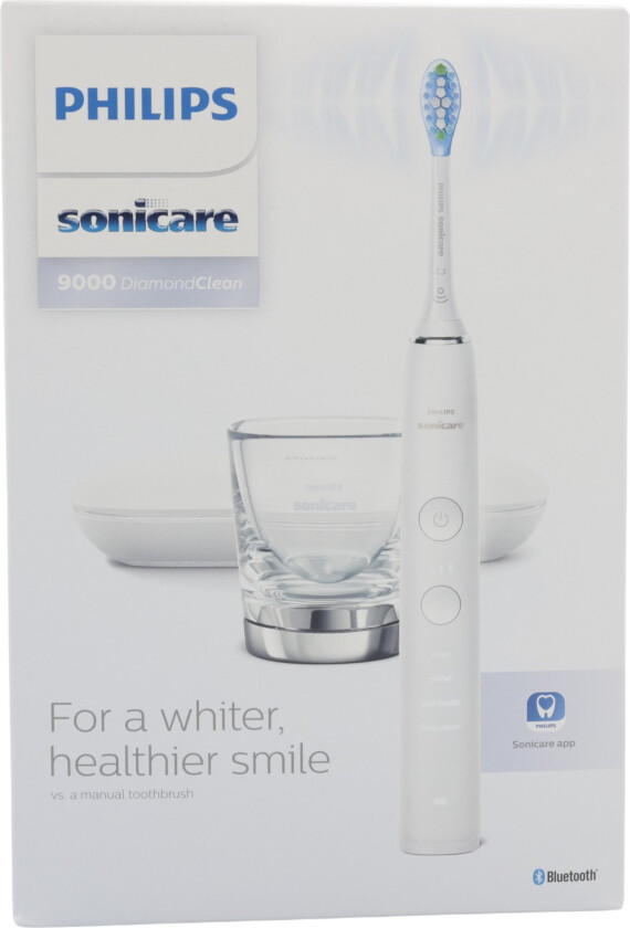 Sonicare DiamondClean 9000 HX9911 - Tannbørste - trådløs - hvit