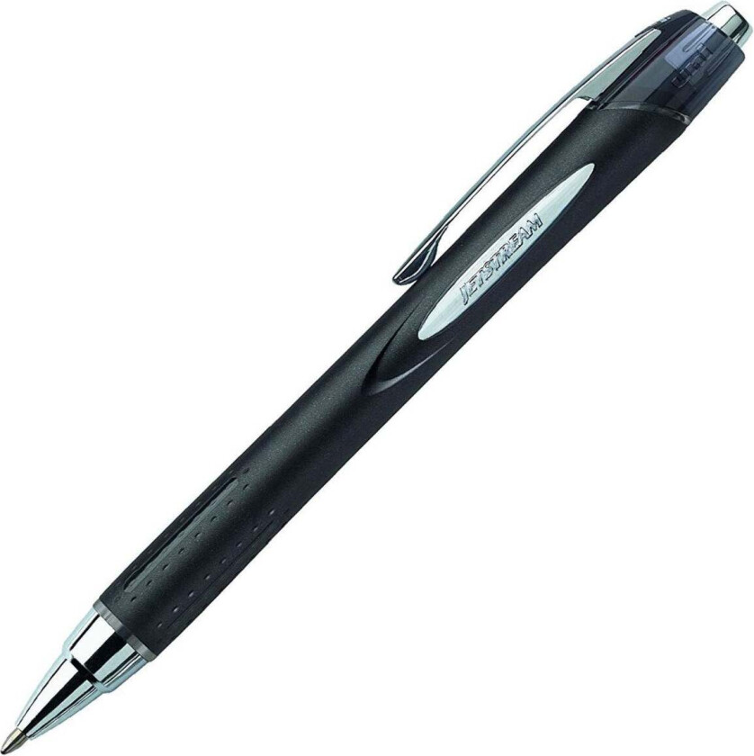 UNI Rollerpen Uni-ball Jetstream sort stregbredde 0,45mm - (12 stk.)