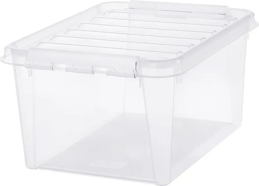 Opbevaringskasse Recycled Classic 31 - 32 ltr. med låg 50x39x26 cm - (1 stk.)