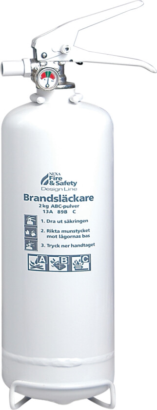 Bilde av Brannslukker 2 kg 13A 89BC Hvit - 6202196