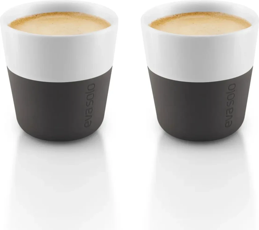 espressokopp 2-pakning Svart